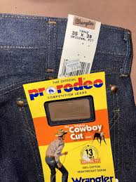 Vintage 1990's Wrangler Cowboy Cut, ProRodeo, Deadstock NWT ...