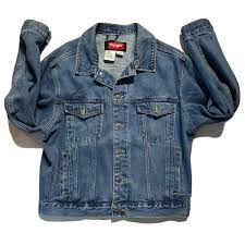 Wrangler Hero Men's Size Large Jean Denim Trucker Western ...