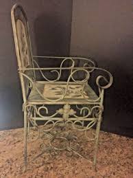 VINTAGE VICTORIAN STYLE ORNATE METAL DOLL/HOME/YARD DECOR ...