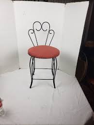 Vintage Metal Ice Cream Parlor Chair Vanity Chair Make up ...