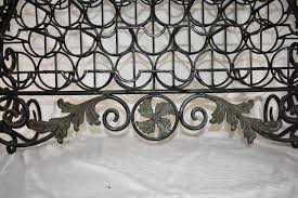 38 Bottle Iron Wine Rack in Verdigris Patina by Maitland ...