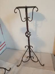 3 Metal 16" candle holder's stands never used but I had ...