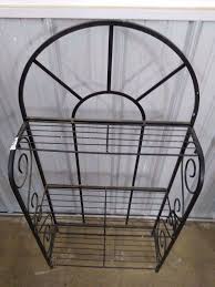 Metal shelving rack 3 shelves fold up,48 in high x 24 in wide x ...