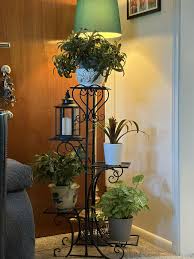 Antique plant stand for house plants