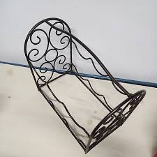 Tabletop Metal Wine Rack Countertop Bar Holds 6 Six Bottles ...