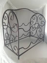 Wine/Water Bottle Rack Freestanding Metal 6 Container 2 Tier ...