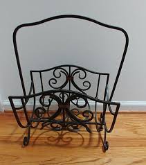 VINTAGE '70S / '80S ELEGANTLY DESIGNED WROUGHT IRON MAGAZINE ...