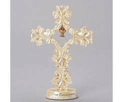 First Communion Standing Cross - Reilly's Church Supply & Gift Boutique