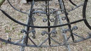 RARE ANTIQUE VICTORIAN WROUGHT IRON ROCKING CHAIR | eBay