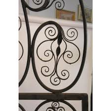 1960s Iron Scrolled Folding Screen | Chairish