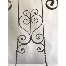 1960s Scrolled Iron Tabletop Easel | Chairish