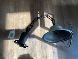 Antique Hubbell Chain Pendant Light Chain No Glass Shade ...