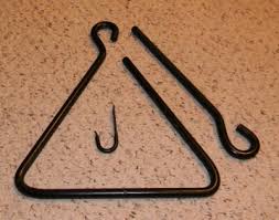 Triangle Dinner Bell - "Come-and-Get-It" Farmhouse Antique ...