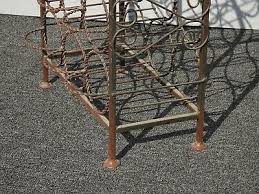 Vintage Spanish Style Brown Metal 14 Bottle Holder Wine Rack ...