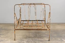 19th Century French Napoleon III Wrought Iron Painted ...