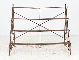 Scrollwork Four Tier Iron Plant Stand or Etagere, England ...