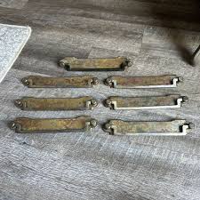 Antique Large Bronze Cabinet Pulls 8” Hole Centers | eBay