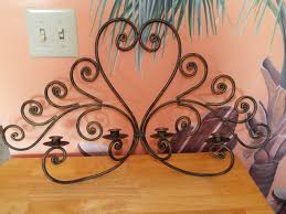 LARGE METAL VINTAGE CANDELABRA 4 TAPER CANDLE ...