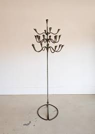 Vintage Brutalist Wrought Iron 21-Light Floor Candelabra – Levity Interiors