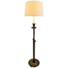 1940s Frances Elkins Style Mahogany Ratchet Floor Lamp at ...