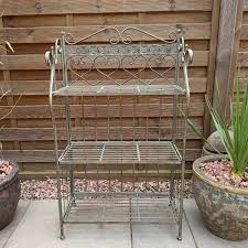 Verdigris (reddish Green) Folding 3 Tier Decorative Metal ...