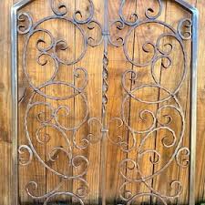 Handmade Rusty Garden Gate - Unique - Flower Garden Gate - Rustic Old Style - 36" Wide by 47" Tall - Eyebrow Arch Top - Thick Heavy Scrolls - Etsy