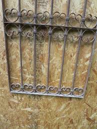 Antique Victorian Iron Gate Window Garden Fence Architectural Salvage | Chairish
