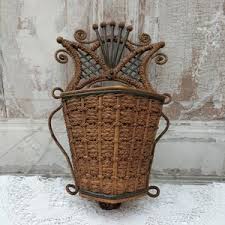 Basket, Wall Basket, Around 1900 - Etsy
