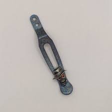 1PC. Gangster Red Eyes Skull Burning TC4 Pocket Clip for ...