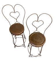 1960s Metal Twisted Ice Cream Parlor Salon Bar Stools - Set of 4 at 1stDibs