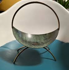 VINTAGE DAALDEROP TIEL MCM Copper and Brass Plated Trinket / Candy Dish HOLLAND $21.99 - PicClick