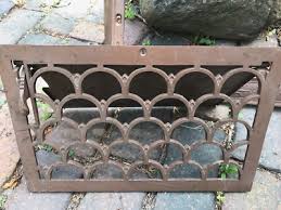 ANTIQUE WALL REGISTER, Heat grate Venting 7 x 12.25 opening ...
