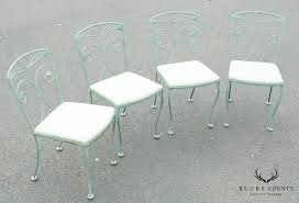 Meadowcraft Vintage Wrought Iron 5 Piece Patio Dining Set | eBay