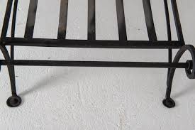 Pair of 1940s Salterini Wrought Iron Chaise Lounges For Sale at 1stDibs