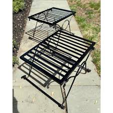 Early Salterini Wrought Iron Side Tables, a Pair | Chairish