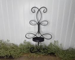 Vintage Metal Scrolling Candle Holder Sconce Wall Hanging Decor - Etsy