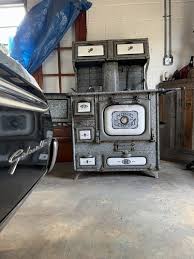 Home Comfort Wood Burning Cook Stove Wrought Iron ...