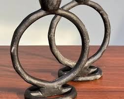 Black Candle Holder, Halloween, Spooky Home Decor - Etsy