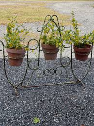 Victorian Metal Planter, Nordic French Garden Decor, Large Planter, Ornate Three Pot Holder, Shabby Chic Design, Patio Decor, Porch Planter, - Etsy