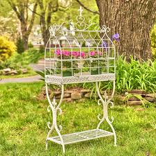 Vintage Style Iron Cage Plant Stand "Paris 1968" – YardEpic