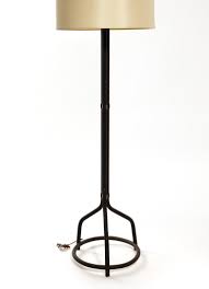 Brutalist Tripod Steel Tube Floor Lamp with Brass Details - France 1970's For Sale at 1stDibs | tube floor lamps