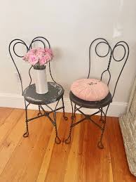 Fabulous Vintage Twisted Iron Cottage Bistro Chairs Ice Cream Parlor Original Chairs Salvaged From Shoppe Variations You Choose Chippy - Etsy