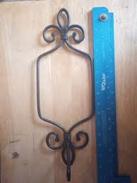 One Dark Black Metal Decorative Wall Hook Home Decor | eBay