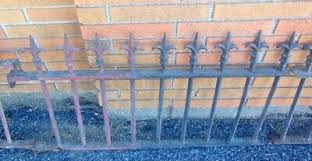 Antique Four Panels CAST IRON Widow Walk FENCE GATE ...