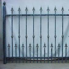 Wrought Iron Fence Design for Garden, Park, and House