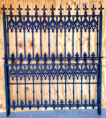 American Gothic Style Wrought Iron Queen Bed For Sale at ...