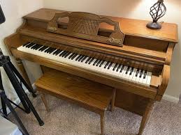 wurlitzer upright piano with bench | eBay