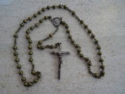 Religious Silver Plated Catholic Rosary With Silver Plated ...