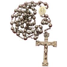 Solid Sterling Silver, 1940's Rosary, Inscribed and Dated ...