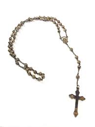 Vintage Rosary, Made in Italy, Catholic Jewelry, Rosary With ...